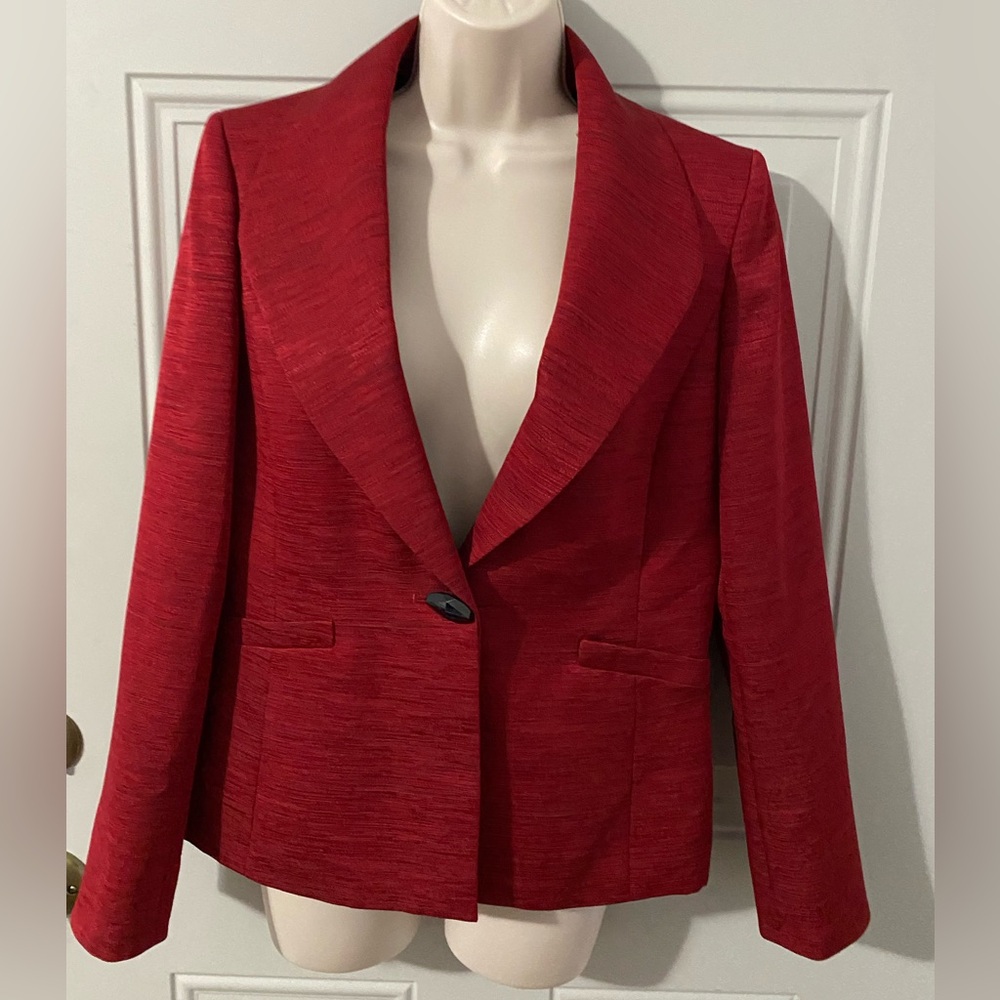 Kasper red blazer women’s size 6